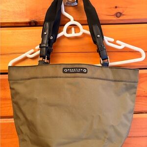 Kenneth Cole Reaction Olive Green Tote with Black Trim